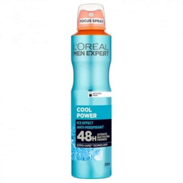 اسپری ضدتعریق لورال مردانه مدل LOREAL - Cool Power - Image 1