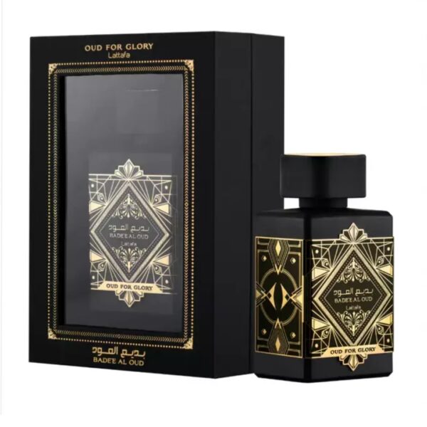 عطر بدیع العود عود فور گلوری (مشکی) لطافه | Lattafa Bade’e Al Oud Oud for Glory - Image 3