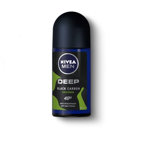 مام رولی نیوآ مردانه مدل NIVEA- DEEP Black Carbon Amazonia - Image 1