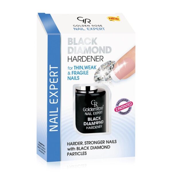 لاک تقویت ناخن گلدن رز مدل Golden Rose - BLACK DIAMOND - Image 1