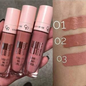 رژ لب مایع مات گلدن رز مدل Golden Rose – Nude Look