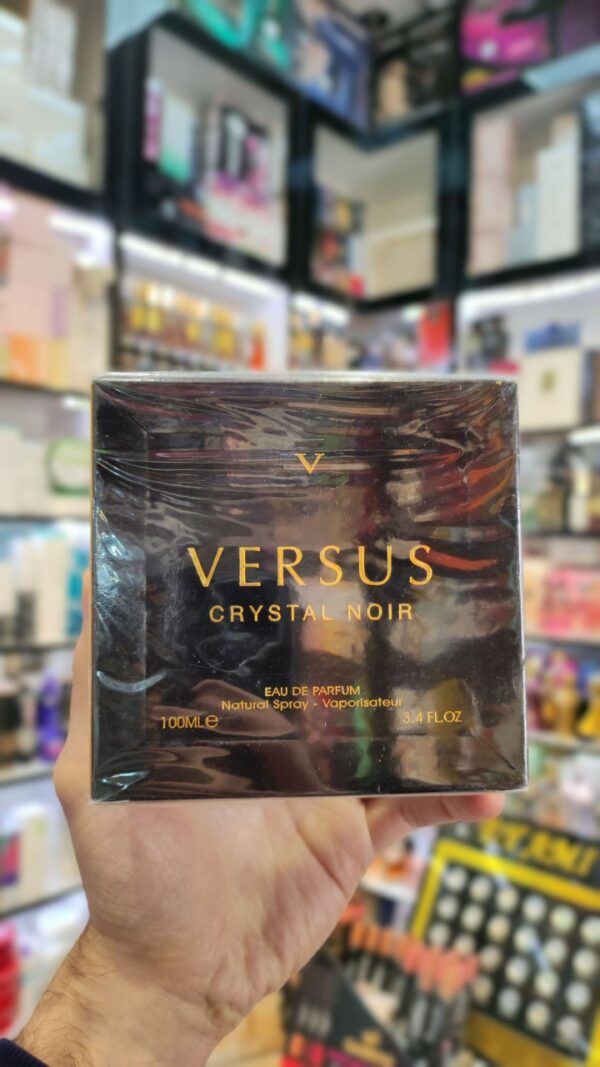 عطر ورساچه کریستال نویر (بنفش) فرگرانس ورلد (ورسوس کریستال نویر) | Fragrance World VERSUS CRYSTAL NOIR - Image 4