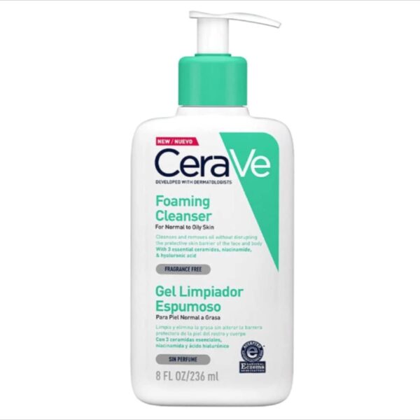 فوم شستشوی صورت سراوی پوست نرمال تا چرب Cerave - 236ml - Image 1