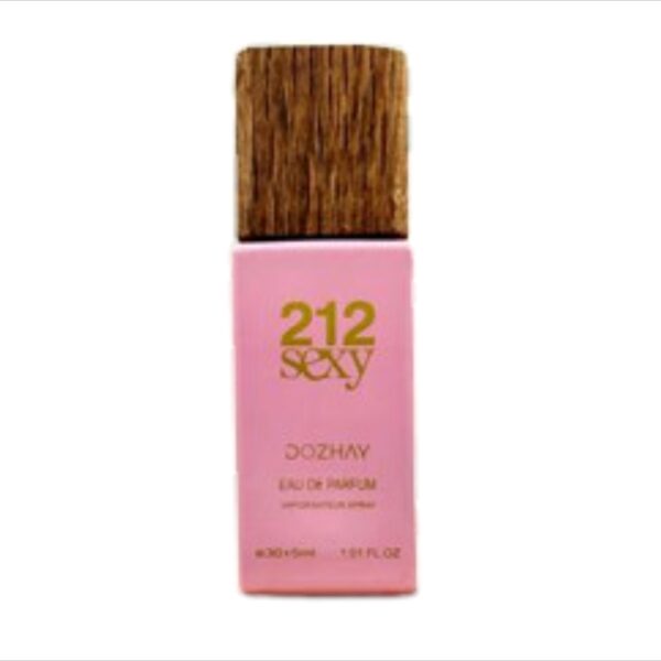 عطر مینیاتوری عطر کارولینا هررا 212 سک.سی زنانه دوژای | DOZHAY Carolina Herrera 212 s–y000202 - Image 1