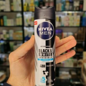 اسپری ضدتعریق مردانه نیوآ مدل NIVEA – Black & White Invisible fresh