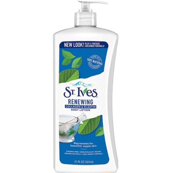 لوسیون بدن بازسازی کننده سینت ایوز عصاره کلاژن و الاستین - St.Ives - Image 1