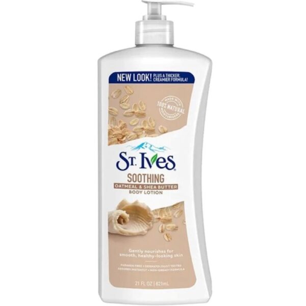 لوسیون بدن تسکین دهنده سینت ایوز عصاره جو دوسر و شی باتر - St.Ives - Image 1