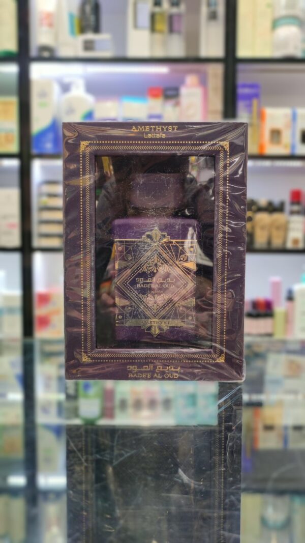 عطر بدیع العود آمیتیس (بنفش) لطافه | Lattafa Badee Al Oud Amethyst - Image 2