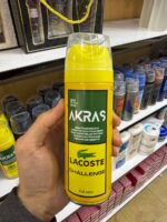 اسپری لباس مردانه لاگوست چلنج آکراس | AKRAS Lacoste Challenge spary - Image 2