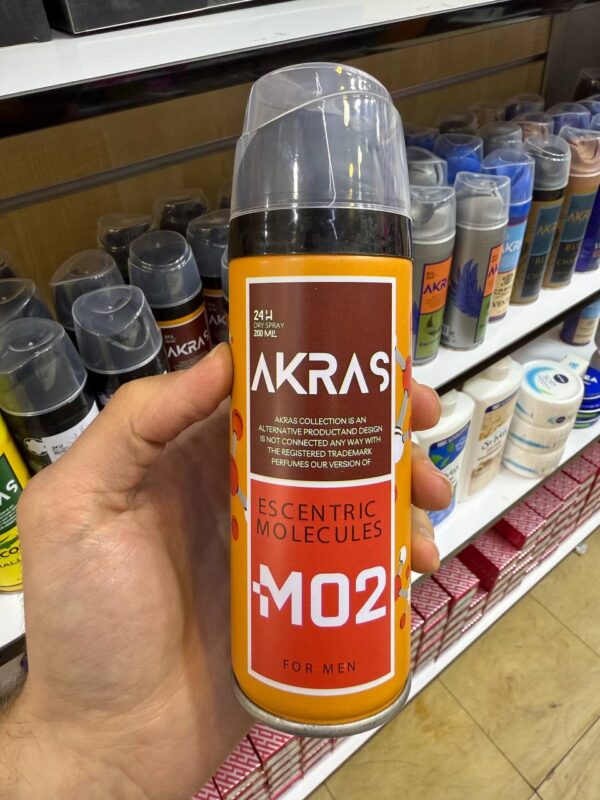 اسپری لباس مردانه اسنتریک مولکول 02 آکراس | AKRAS Moolecules 02 Legend spary - Image 2