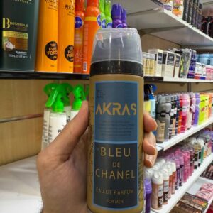 اسپری لباس مردانه بلو شنل آکراس | AKRAS BLUE Chanel spary