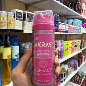 اسپری لباس زنانه ورساچ صورتی چنس آکراس | AKRAS Versace Bright Crystal spary