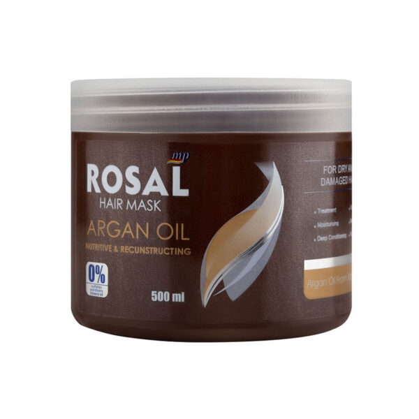 ماسک موی براق کننده روزال حاوی روغن آرگان - ROSAL - Image 1
