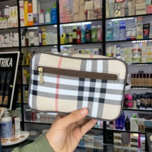 کیف لوازم آرایشی مستطیلی باربری – BURBERRY