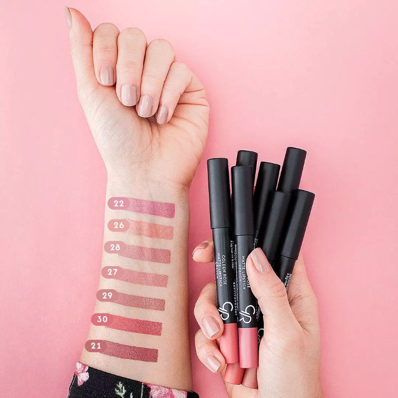 0020700_-29-golden-rose-matte-lipstick-crayon.jpg رژلب مدادی مات گلدن رز - GoldenRose - Image 3