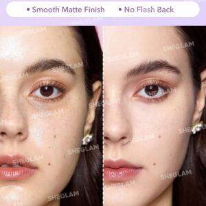 پودر فیکس بنفش شیگلم مدل دو طبقه – SHEGLAM