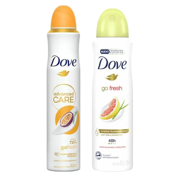 اسپری ضدتعریق داو زنانه رایحه گریپ‌فروت و برگ لیمو – Dove - Image 1