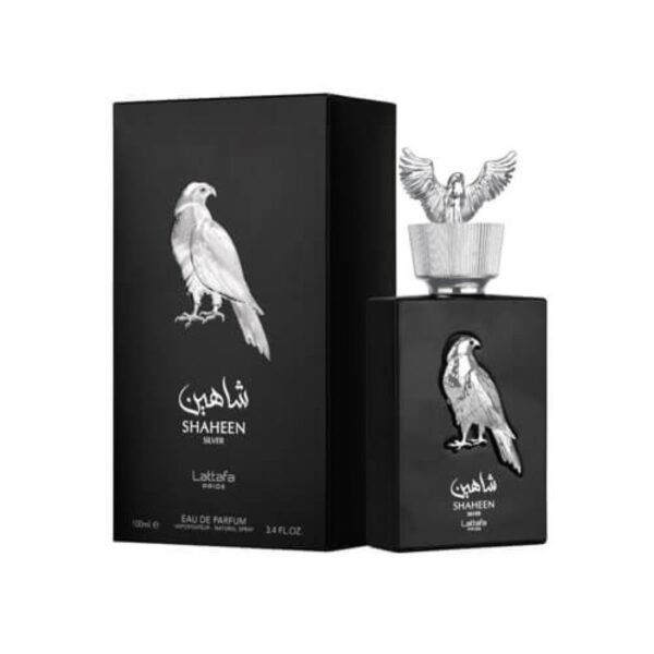 عطر شاهین سیلور (نقره ای) لطافه | Lattafa Pride Shaheen Silver - Image 1