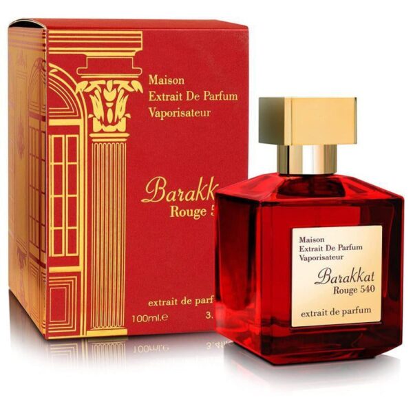 عطر باکارات رژ (قرمز) اکستریت 540 فرگرانس ورلد (باراکات رژ) | Fragrance World Barakkat Rouge 540 Extrait - Image 1
