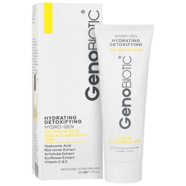 کرم مرطوب کننده صورت و گردن ژنوبایوتیک پوست چرب و مختلط - Geno BIOTIC - Image 1