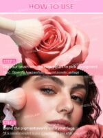 رژگونه گل رز شیگلم - SHEGLAM - Image 4