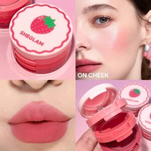 رژگونه و رژلب طبقاتی شیگلم (هلو) – SHEGLAM