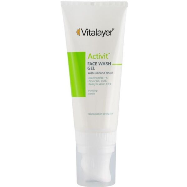 ژل شتسشوی اکتیویت ویتالیر مناسب پوست چرب -Vitalayer - Image 1