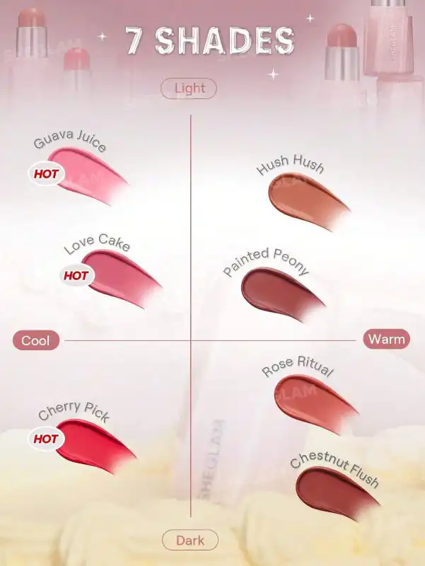 Buttery Bliss Blush Stick-shades رژگونه استیکی کره ای شیگلم مدل SHEGLAM - Buttery bliss - Image 10