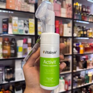 فوم شستشوی اکتیویت ویتالیر مناسب پوست چرب – Vitalayer