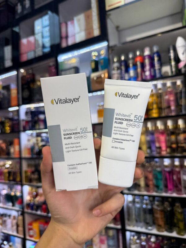 فلوئید ضد آفتاب و ضد لک بی رنگ ویتالیر مدل وایت ویت - Vitalayer - Image 2