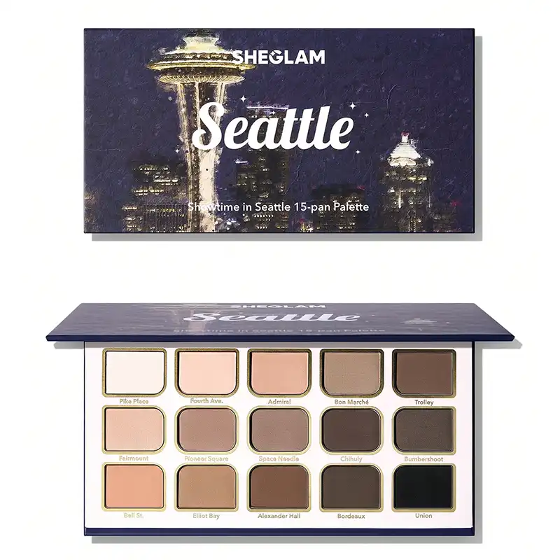 Sheglam Showtime In Seattle 15-Pan Palette پالت سایه شوتایم این سیاتل شیگلم - SHEGLAM - Image 1