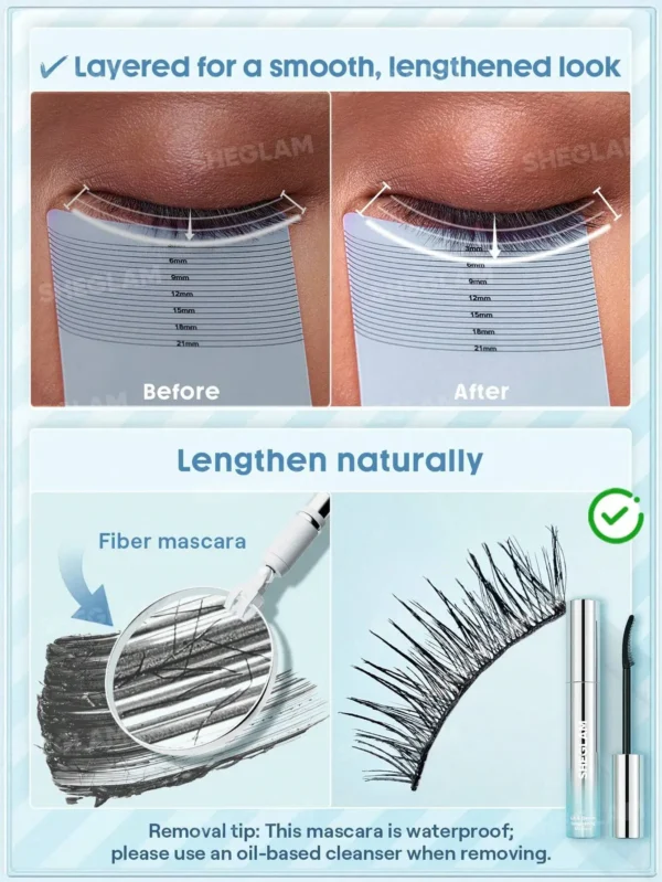 ریمل بلند کننده و حالت دهنده شیگلم - SHEGLAM - Image 7