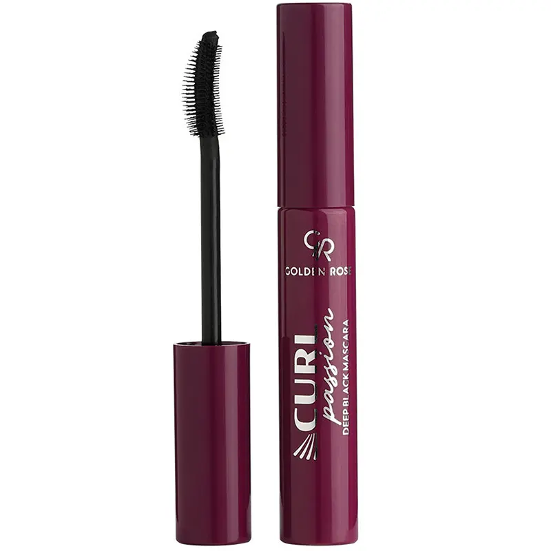 Golden-Rose-CURL-PASSION-DEEP-BLACK-MASCARA ریمل فر کننده و حالت دهنده گلدن رز مدل کرل پشن - Golden Rose - Image 1