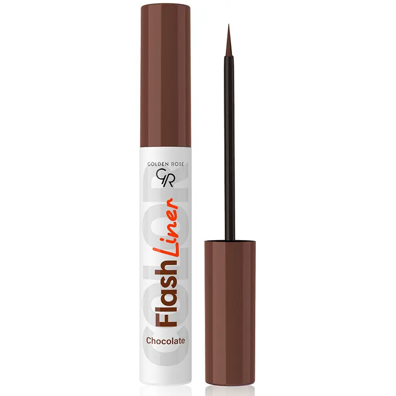 Golden-Rose-FLASH-LINER-COLORED-EYELINER-CHOCOLATE خط چشم مویی شکلاتی گلدن رز - Golden Rose - Image 1