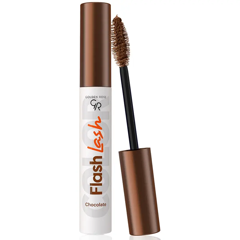 Golden-rose-FLASH-LASH-COLORED-MASCARA-CHOCOLATE ریمل شکلاتی گلدن رز مدل فلش لش - Golden Rose - Image 1