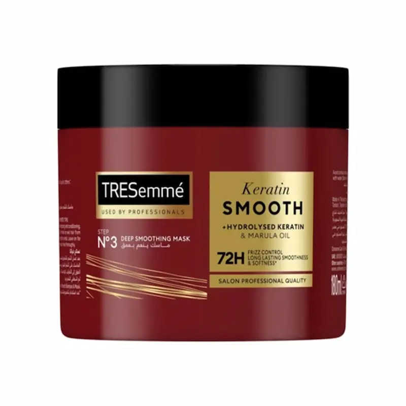 tresemmé-deep-smoothing-mask-keratin-smooth-180ml ماسک مو کراتین ترزمه - Tresemme - Image 1