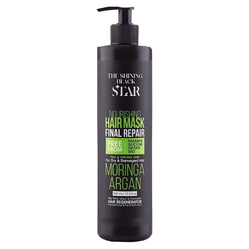 Black-Star-Nourishing-Hair-Mask-Moringa-Argan ماسک مو روغن مورینگا بلک استار – Black Star - Image 1