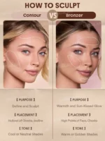 کانتور و برنزر استیکی کره ای شیگلم - SHEGLAM - Image 3