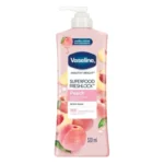 لوسیون بدن سوپر فود هلو وازلین 320میل - Vaseline