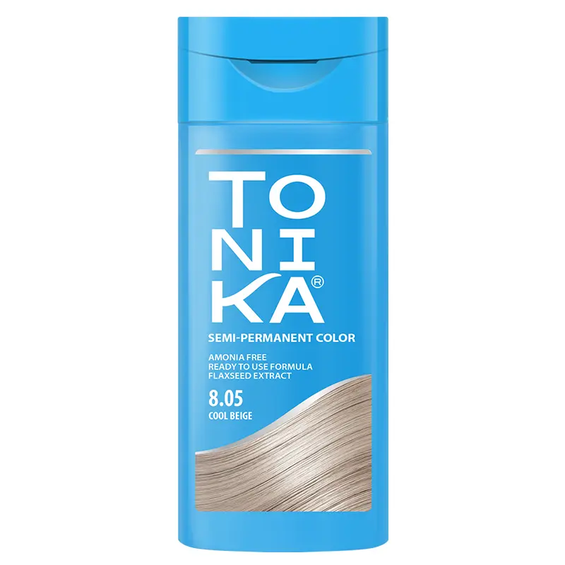 tonika-hair-color-shampoo-805-Cool-beige شامپو رنگ مو تونیکا (8.05 بژ سرد) - TONIKA - Image 1