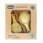 ست برس و شانه چوبی نوزاد چیکو 2تکه - CHICCO