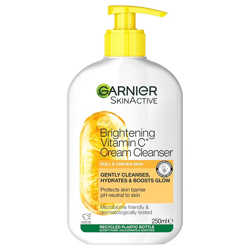 Garnier-Skin-Active-Vitamin-C-Brightening-Cream-Cleanser شوینده کرمی روشن کننده ویتامین سی گارنیر – Garnier - Image 1