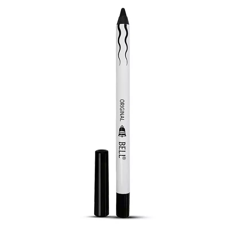 BELL-carbon-black-eye-pencil مداد چشم مشکی کربن بلک بل بدنه سفید - BELL - Image 1