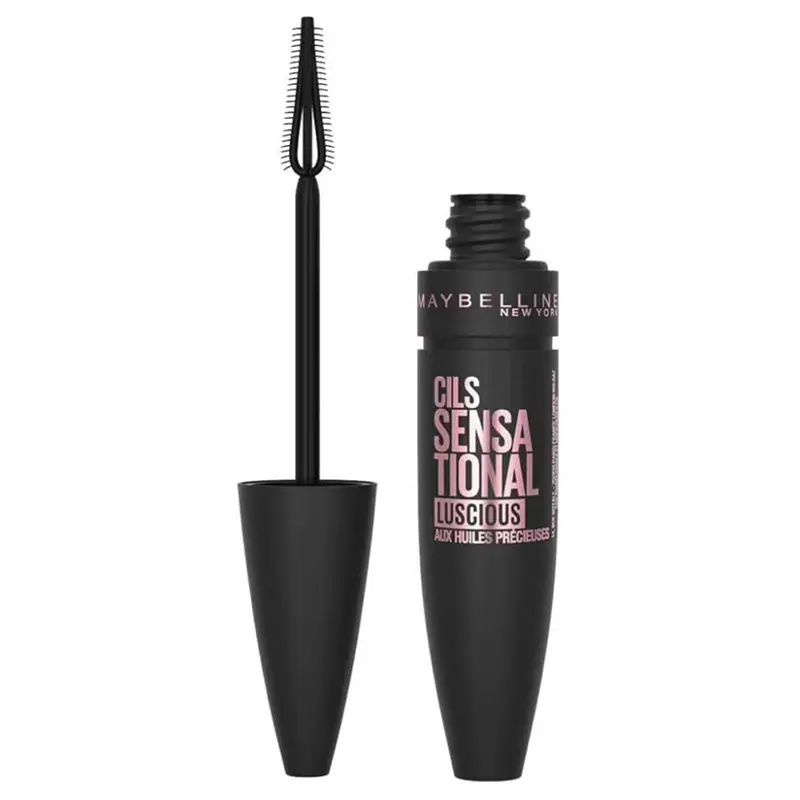 maybelline-mascara-lash-sensational-intence-black ریمل حجم دهنده و حالت دهنده لش سنسیشنال میبلین - MAYBELLINE - Image 1