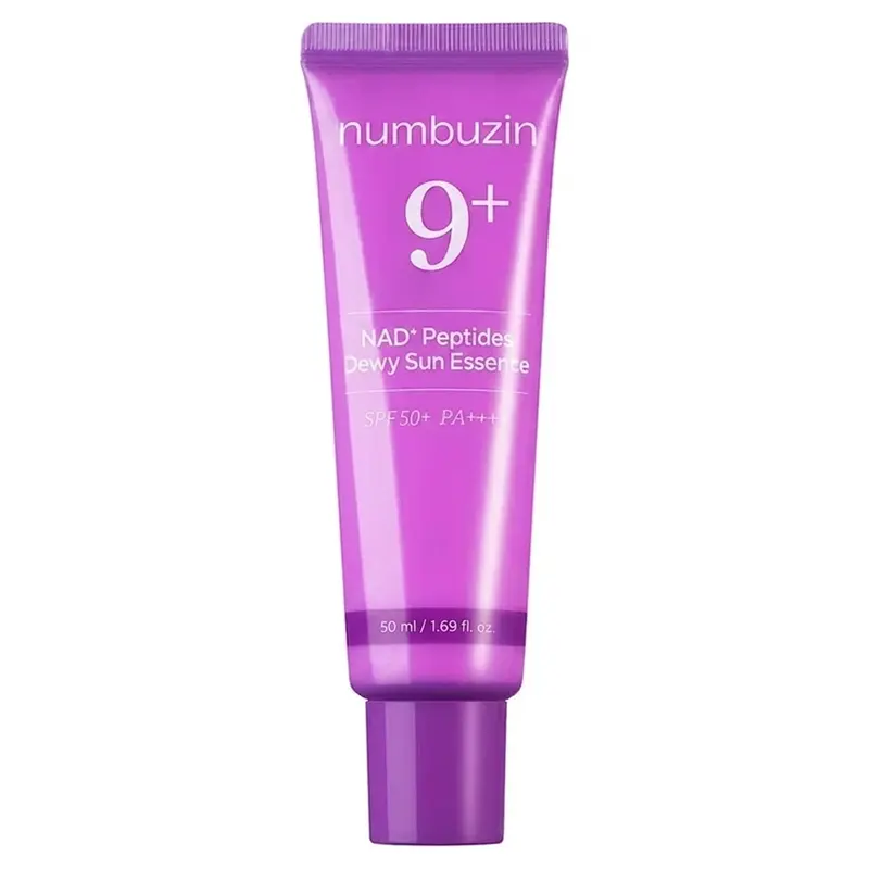 Numbuzin-No9-NAD-Peptides-Dewy-Sun-Essence کرم ضد آفتاب جوانساز و ضدچروک نامبوزین شماره 9 - Numbuzin - Image 1