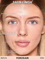 کرم پودر ساتین نیمه مات شیگلم - SHEGLAM - Image 4