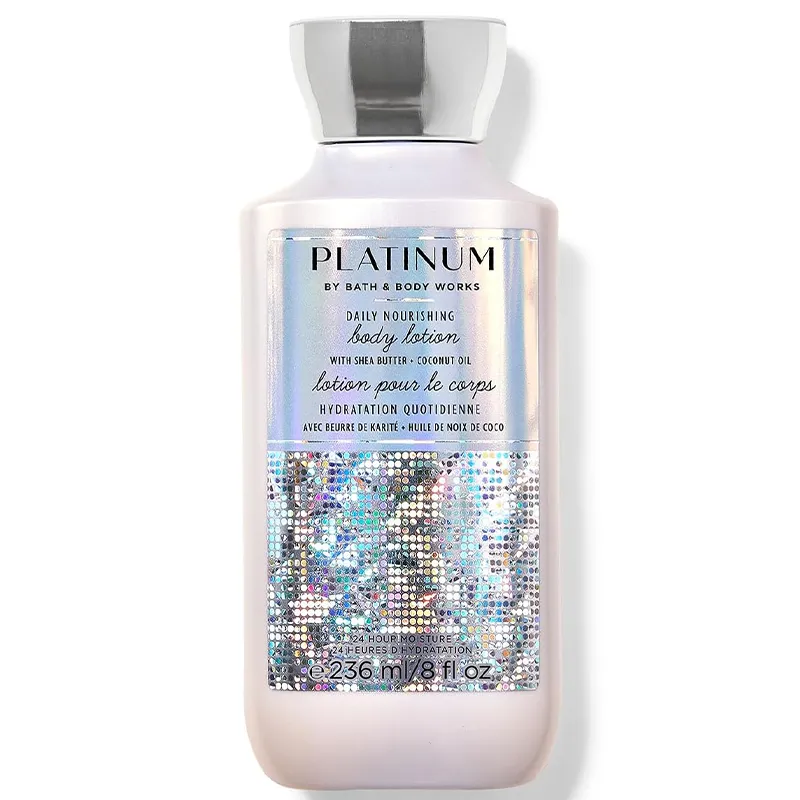 Bath-&-Body-Works-PLATINUM-Nourishing-Body-Lotion لوسیون بدن PLATINUM بث اند بادی ورکز - BATH & BODY WORKS - Image 1