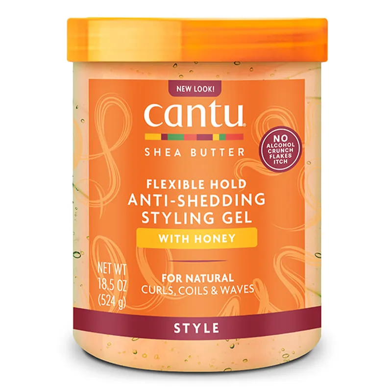 Cantu-Anti-Shedding-Styling-Gel-with-Honey ژل حالت دهنده مو فر ضد ریزش عسل کنتو - cantu - Image 1
