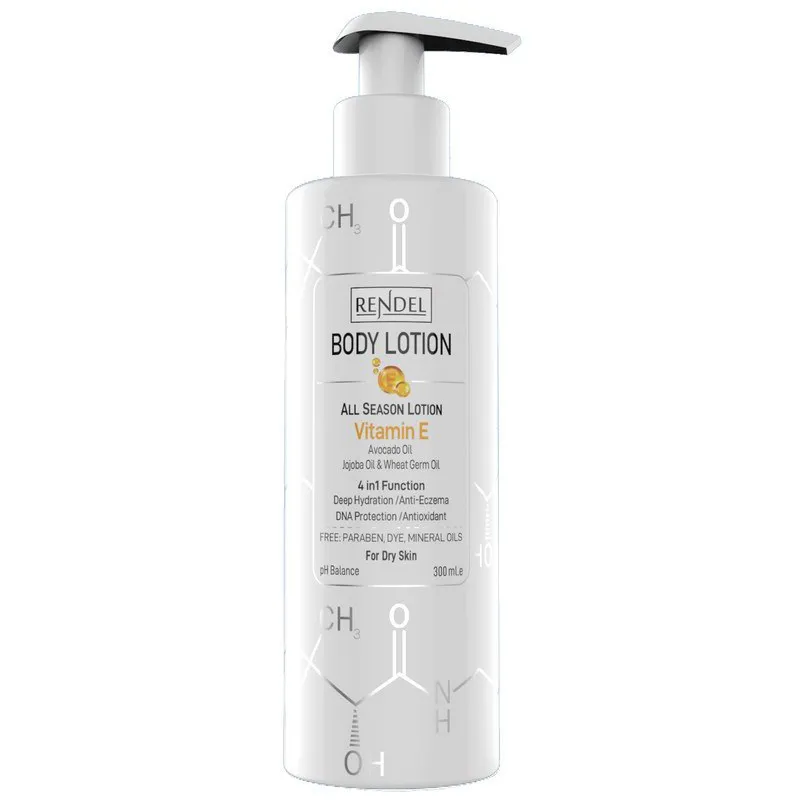 Rendel-body-lotion-All-Season-Lotion-Vitamin-E لوسیون بدن نرم کننده ویتامین E رندل – RENDEL - Image 1