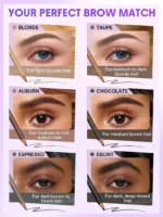 مداد ابرو پودری دو طرفه تراش دار شیگلم - SHEGLAM - Image 2